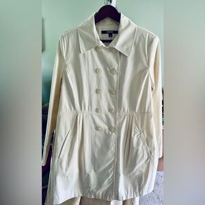 Ivory DKNY Trench Coat